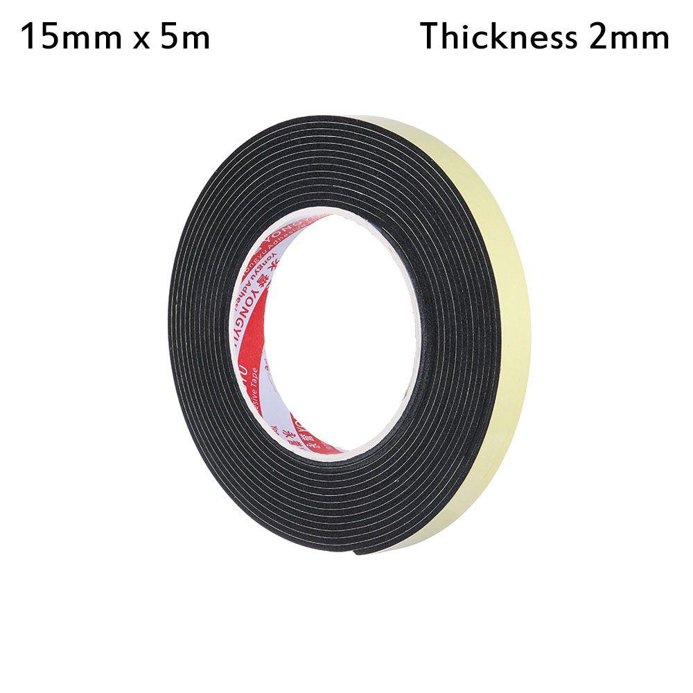 Window Door Weather Stripping Rubber Strip Tape Seal Strip Single Sided Adhesive Foam Sponge