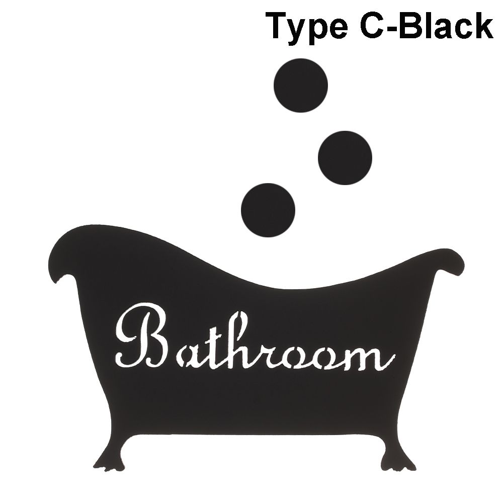 Poster Bathroom Door Woman & Man 3D Wall Stickers Mirror Surface Decal Toilet Entrance Sign