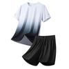 Sportpak Mannen Zomer Basketbal Sportkleding Korte Mouwen Fitness Hardloopkleding Sneldrogende Sportkleding