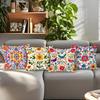 Mexican Ethnic Style Cushions Pillowcase Printed Polyester 45x45cm Throw Pillow Cover Decorative Sofa Cushion Pillowslip Decor
