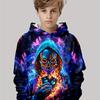 Kids Clothes Boys Hoodies Long Sleeve 3D Print Children Spring Fall Clothes Casual Stylish Outdoor Boys Clothing Pullover Tops