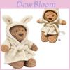Adorable Bathrobe Bear Plush Toy Soft Comfort Doll Ideal For Kids And Adults