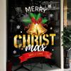 Christmas Decoration Festive Atmosphere Scene Arrangement Bell Stickers