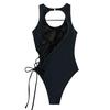 2023 New Sexy Back Hollow Strap One-Piece Swimsuit Bikini Adjustable Swimming Summer Sexy Fashion Women's Beachwear