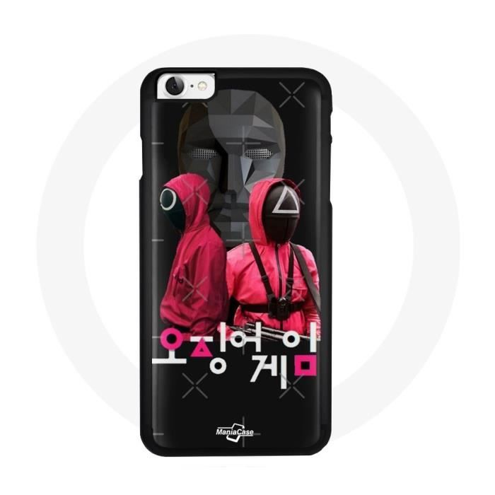 Iphone 5 Case - Maniacase - Squid Game - Flexible - Black - Unique Pattern