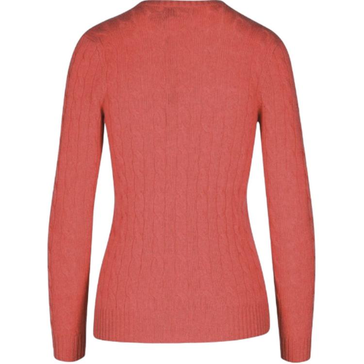 Polo Ralph Lauren Solid Logo Embroidered V-Neck Pullover Long Sleeve Sweater Women Sweater 211910422-021