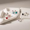 JEWNEL (1+1)Silver925 Cut Color Cubic Piercing (8 Colors)