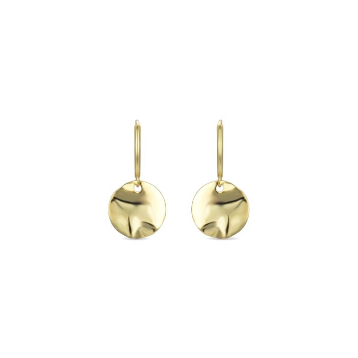 Boucles d'oreilles Luxenter Midnak en argent 925 et plaqué or 18k