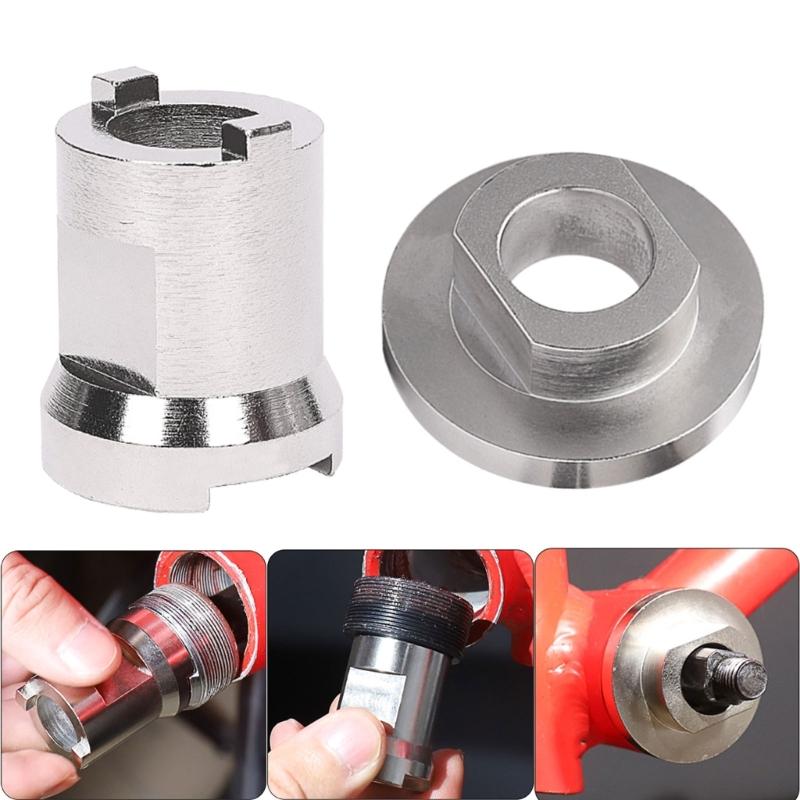 Mountain Bike Bottom Bracket Removal Tool for Bicycles Centre Shafts Steel Bicycles Bottom Axes Tool Bike Crank Remover