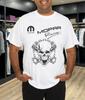 T-shirt blanc 3D pour homme Mopar Racing
