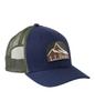 L.L.Bean Men's Trucker Hat, One Size Fits All, Carbon Navy Ascent, Multicolor, 1000294004