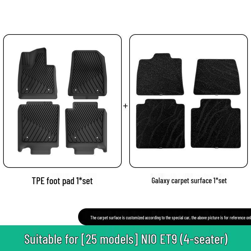 25 NIO ET9 TPE Floor, Trunk, and Backrest Mats