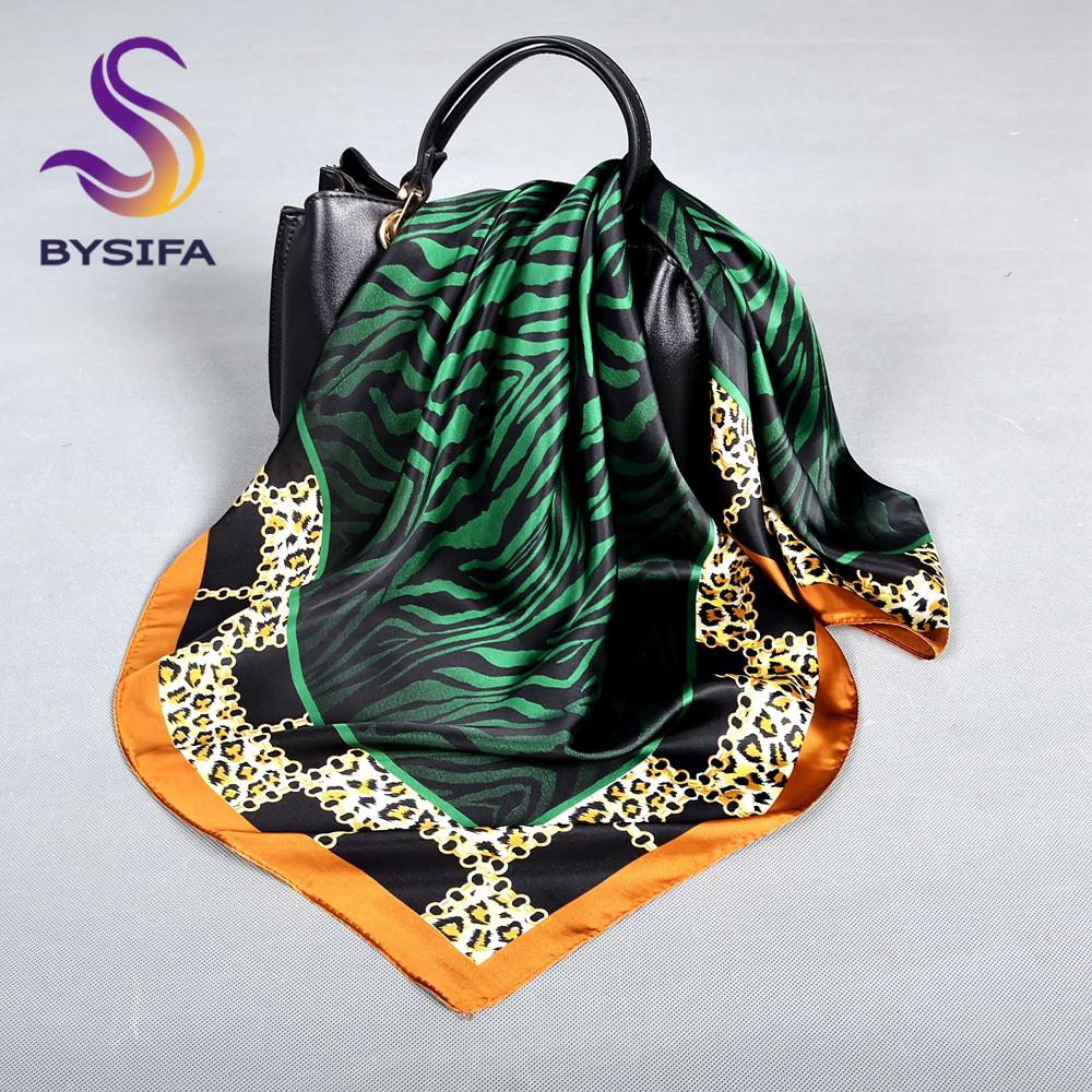 Yellow Blue Women Silk Scarf Accessory 70*70cm Fashion Girls Pattern Winter Scarves Bufand Spring Fall Square Head Scarf