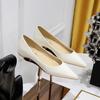 Patent Leather Women Flats Lady Sexy Evening Party Slip On Flat Shoes Women Sharp Pointed Low Heel Shoes Leisure Female Shoes