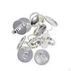 10 stycken 25 mm justerbara ringar Base Blank Inställningar Rund ringdyna bezel Perfekt för cabochons