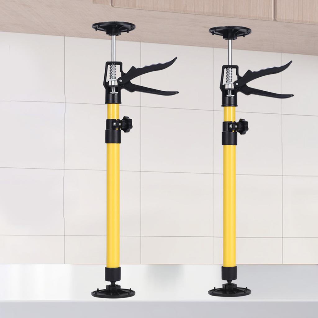 Multipurpose Adjustable Rod for Cabinets Bookshelves Closets Sturdy Construction Tool Releases Setups Telescopic Poles