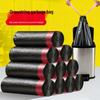 Extra Large Black Drawstring Kitchen Garbage Bags - Thickened, Automatic Closure for Home, Dorm, or Office