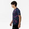 Mizuno Table Tennis Game Short JTTA Dress Navy Shirt, Sleeve, Certified, Moisture-Wicking, Quick-Drying, Unisex, 82JAC104,