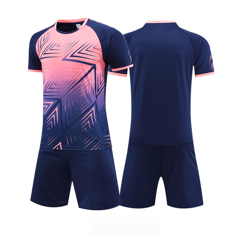 Football Jersey Kids Men Professional Customed Quick-Drying T-Shirt for Sport Trainning Uniforms 100% Polyester Football Suits