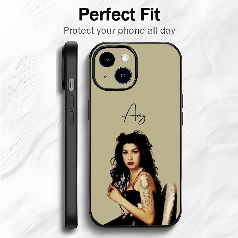 Legardary Sängerin A-Amy Winehouse Handyhülle Handyhülle Weiche Verpackung Leicht Für iPhone17 16 15 14 13ProMax
