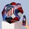 Atletico Madrid Pattern Printed Mini 5 Folds 8 Ribs Compact Umbrella Windproof Waterproof Lightweight Portable Folding
