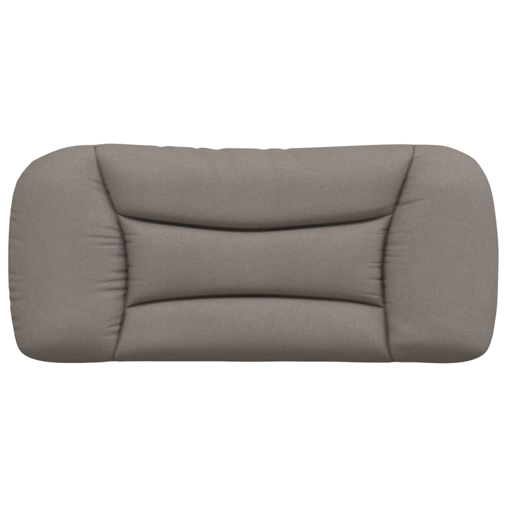 Vidaxl Poduszka Na Wezgłowie, Kolor Taupe, 90 Cm, Tkanina