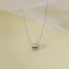 S925 Sterling Silver Necklace Small Waist Necklace Ins Trend Fashion Car Flower Circle Feminine Collarbone Chain