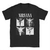 Casual T Shirt Summer Nirvana Rock Band Fashion T Shirts Kurt Cobain Pure Cotton Tee Shirt for Men Y2K Short Sleeve Top Tees