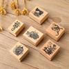 Creative Stationery: Retro Literary Journal Stamps - Beautiful DIY Wooden Stamps In 6 Styles