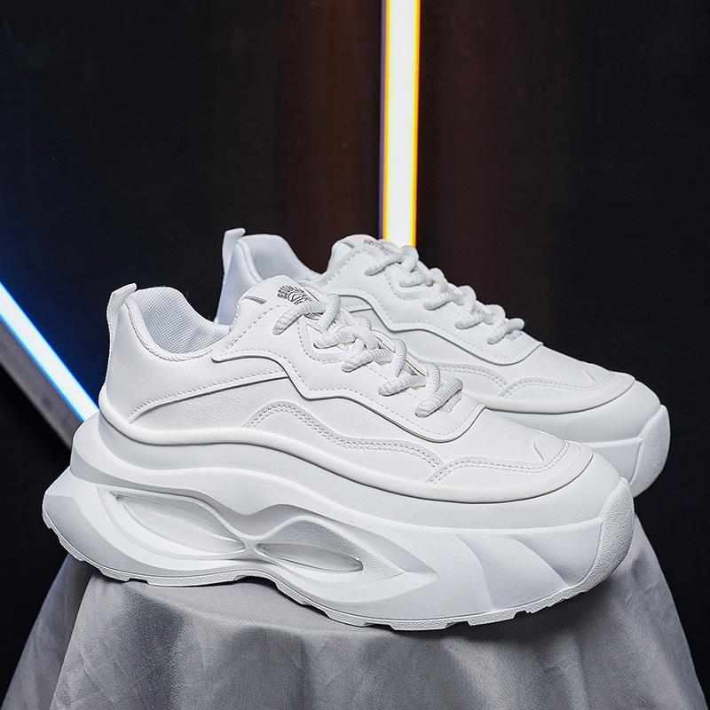 Summer New Sports Shoes Men's Versatile Running Shoes Platform Heightening Dad Shoes Youth Sports Shoes
