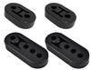 Haverain Set of 4 Muffler Hanging Rubber Exhaust Pipe Exhaust Pipe Hanger Reinforced Muffler
