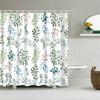 Flower Dandelion Red Rose Small Fresh Shower Curtains Bathroom Curtain Set Frabic Waterproof Polyester Bathroom Decor With Hooks