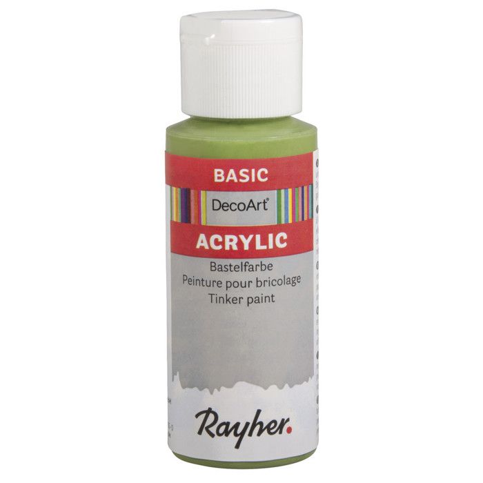 Acrylic Paint, 59 Ml Bottle, Light Hauser Green