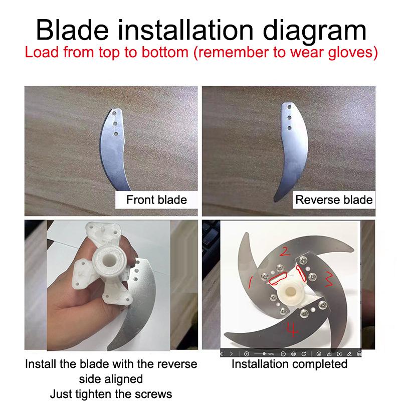 Elektrisches Fleischwolfmesser Food Crusher Prozessor Ersatzteile Für Fleischwolf Zubehör Küchenwerkzeuge