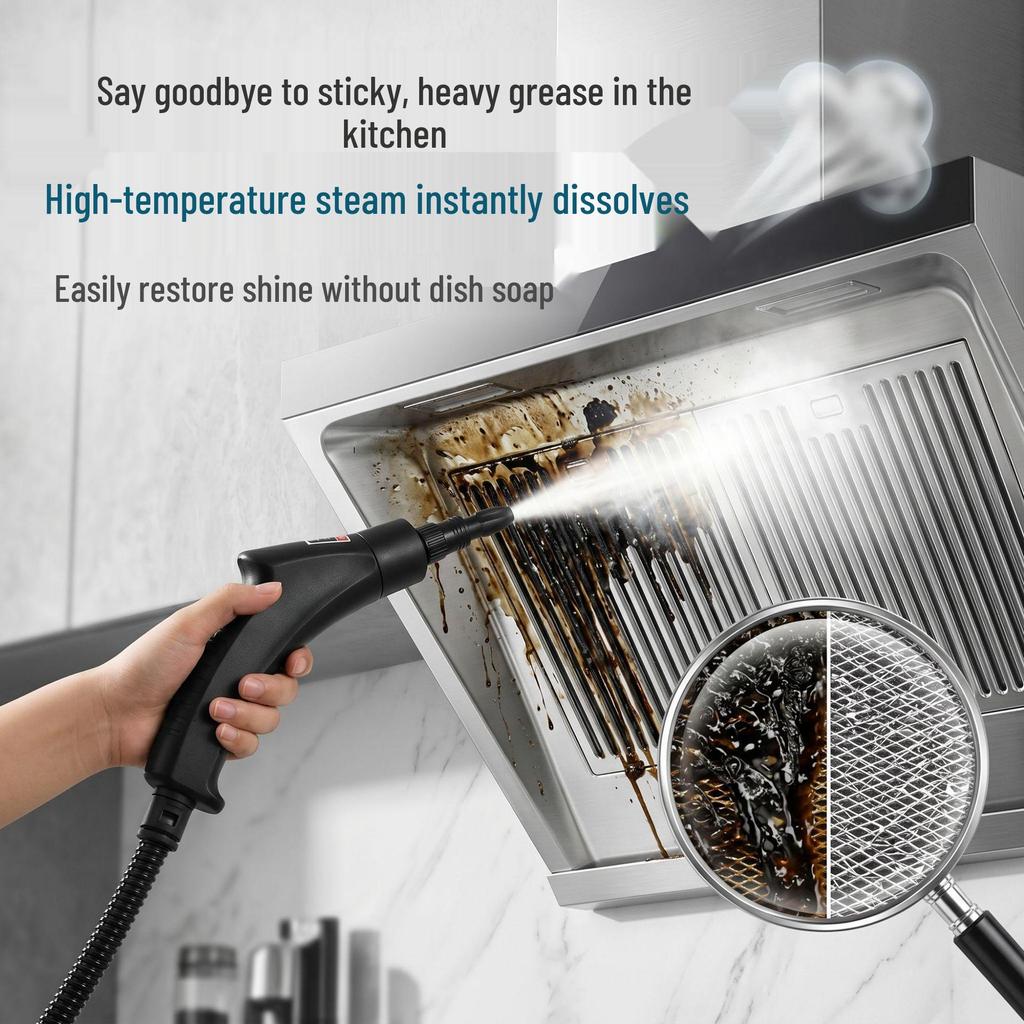 Multifunctional Portable High-Pressure Steam Cleaner for Home: Air Conditioner, Range Hood, and Kitchen Disinfection