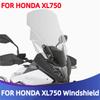 For HONDA XL 750 Transalp Motorcycle Modified Front Windshield Deflector with Raised Thickened Windshield Increase Accessories