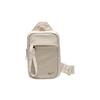 Sports Casual Polyester Chest Bag Regular Couple Style Unisex Bags White BA6144-104