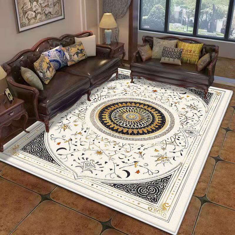 Luxury Persian Red Carpet Living Room Large Size Rug Non-slip Salon Coffee Tables Mat Home Decoration Bedroom Lounge Rug Tapis