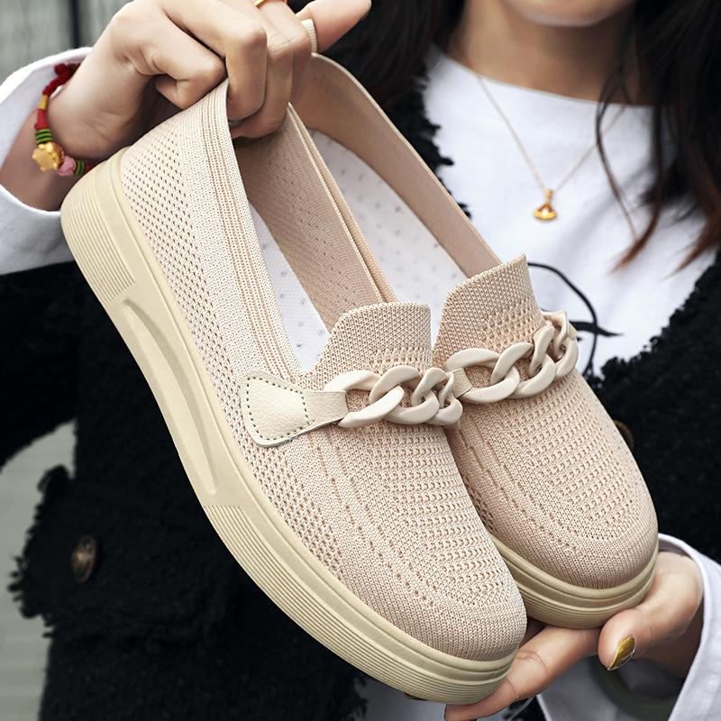Chaussures simples Sense de nouvelle conception 2024 Chaussures d'été polyvalentes confortables et respirantes à bouche peu profonde pour femmes