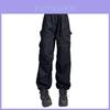 Hip Hop Pants With Pockets For Casual Streetwear Women