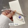 Ultralight Rimless Reading Glasses for Women Men Anti Blue Light Farsighted Eyewear Prescription Eyeglasses Diopter
