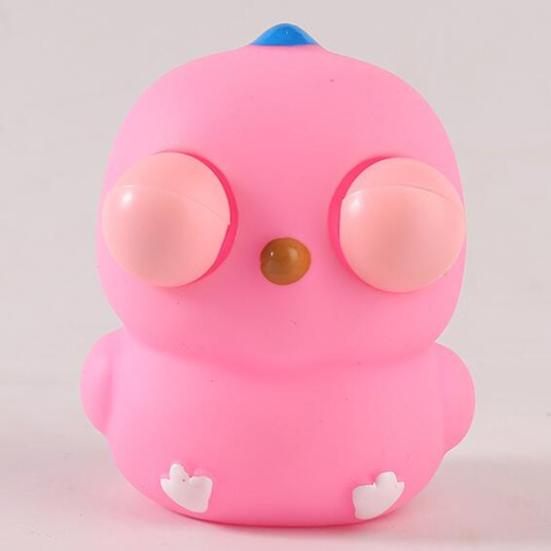 Іграшка Chick Squeeze Toy Chicken Squeeze Toy Eye-cacken Chicken Anti-stres Toy Funny Eyeball Burst Doll Stress Relief Toy Creative Cartoon Soft TPR Pinch Toy Adults