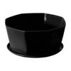 1 Set Flower Pot Solid Construction Large Capacity Resin Indoor Succulents Large Diameter Flower Pot for Home