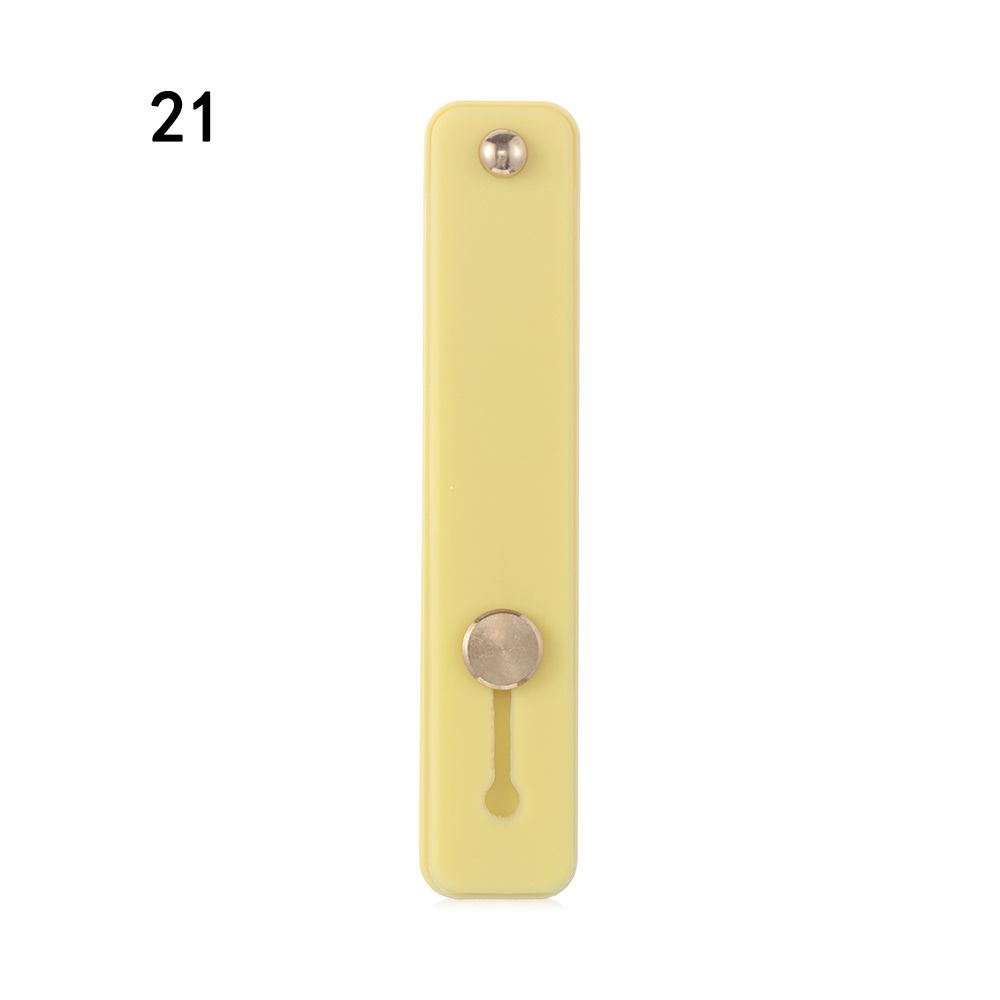 Candy Color Silicone Hand Band Push Pull Phone Holder Grip Stand Finger Ring
