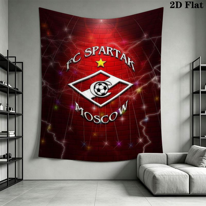 Spartak Moscow Dream Wall Hanging Printed Fabric Blanket Decorative Tapestries for Bedroom Living Room Home Decor