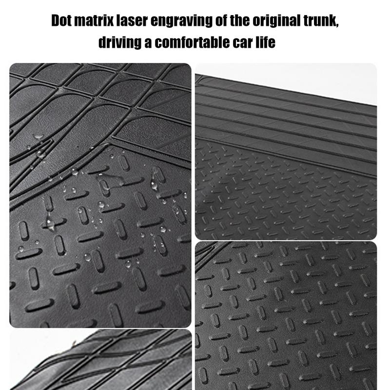 Anti-slip Cargo Mat 47.24x33.46inches Trimmable Car Trunk Liner Pad Waterproof Auto Tail Case Cushion Car Accessories