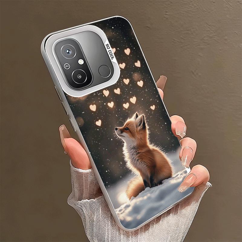 Cartoon Fox Animal Shockproof Phone Case for Xiaomi Poco X7 X6 X5 X3 Pro F7 Ultra M8 Redmi 15C 15 14C 13C 12C 10C 13 12 10