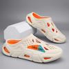 2025 Men's Summer Thick-Soled Non-Slip Garden Shoes: Casual Half Slippers & Beach Sandals.
