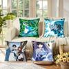 Pillowcases Cushion Covers Living Room Sofas Home Decor Gifts The Water M-Magicians Anime