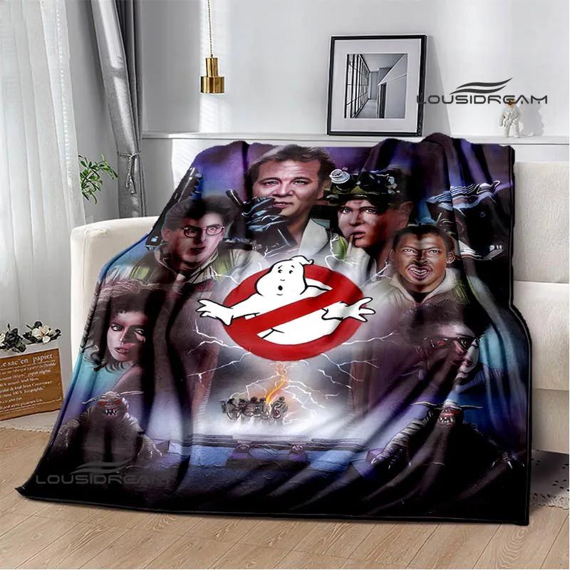 Ghostbusters Cartoon Printed Blanket Warm Flannel Blankets Soft and Comfortable Home Travel Blanket Bed Linings Birthday Gift